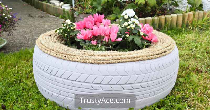 DIY Tire Planter Ideas