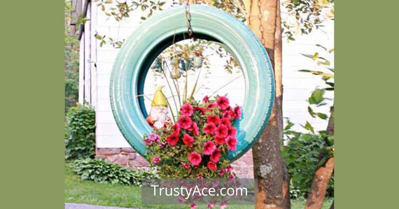 DIY Tire Planters Ideas