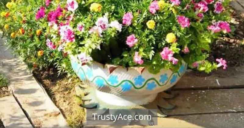 Tire Planter Ideas For DIY Recycled Tire Planters