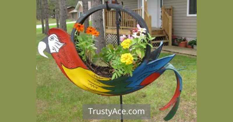 Tire Planter Ideas For Parrot Tire Planters