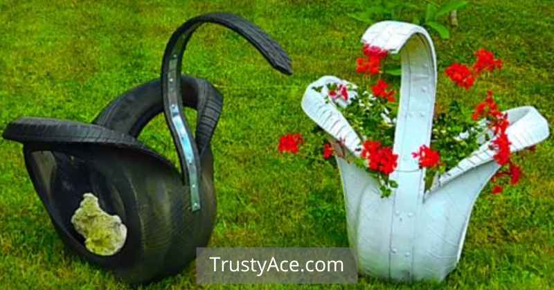 Tire Planter Ideas For Old Tire Planters