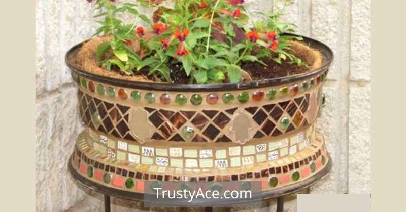 Tire Planter Ideas For Tire Planters Painted