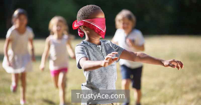 Blind Man's Buff Easter Backyard Games For Toddlers