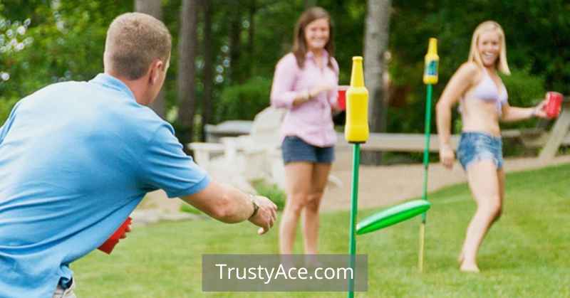 Bottle Bash Frisbee Game Backyard Games For Teens