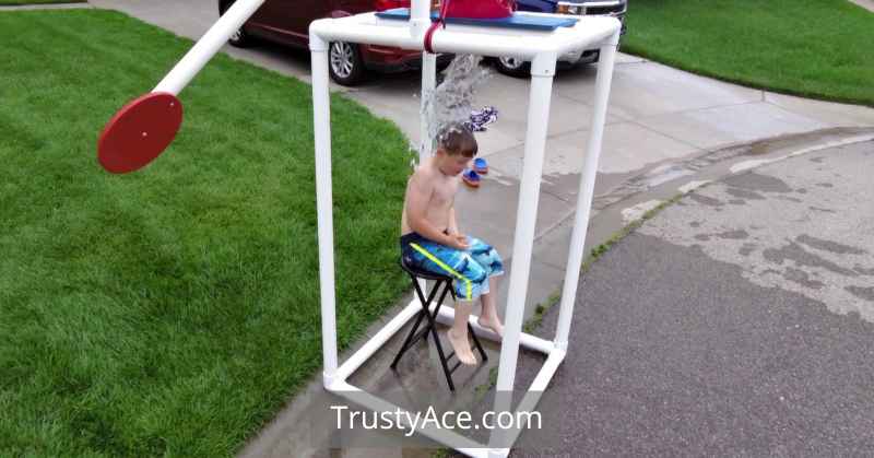 DIY Dunk Bucket Summer Backyard Games For Adults