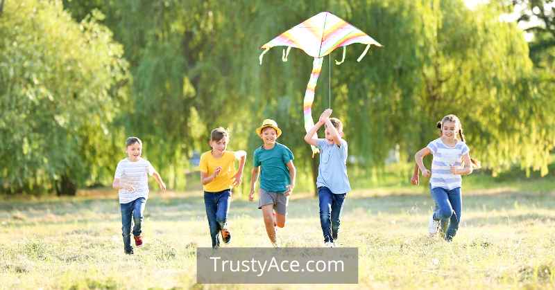 Flying Kites Backyard Games For Kids