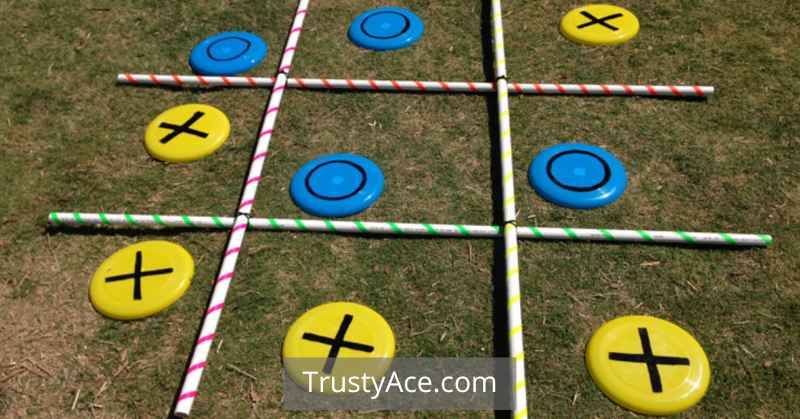 Frisbee Tic-Tac-Toe Backyard Games