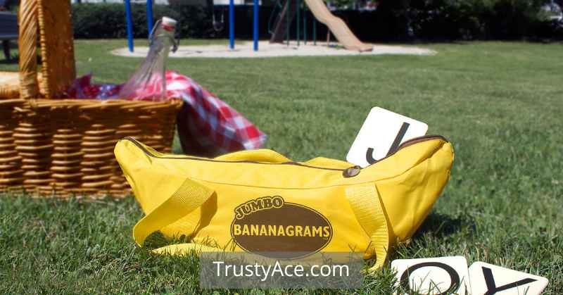 Giant Bananagram DIY Backyard Games For Families