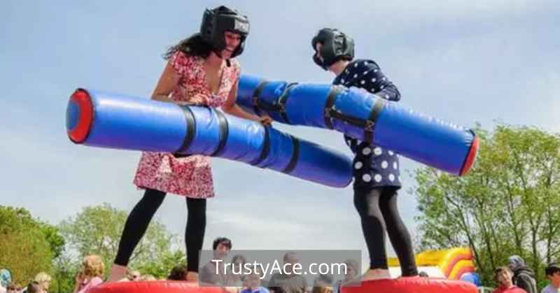 Giant Inflatable Gladiators Yard Game Inflatable Backyard Games