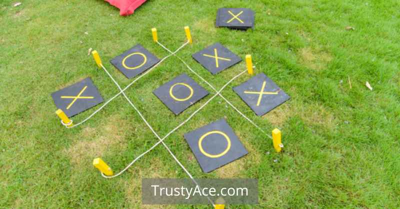 Giant Tic Tac Toe Easter Backyard Games