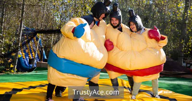 Inflatable Sumo Costume Inexpensive Backyard Games For Parties