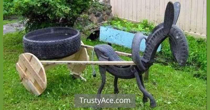 Tire Planter Ideas For Donkey Tire Planters