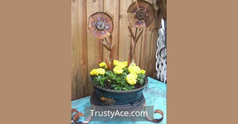 Tire Planter Ideas For Metal Tire Planters