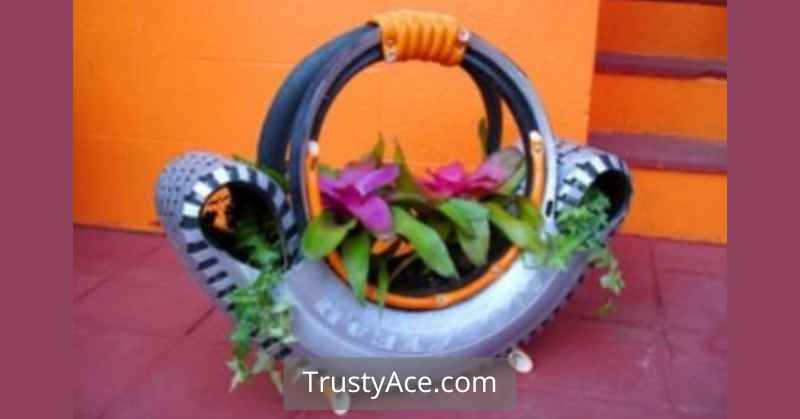 Recycled Tires Planters Ideas