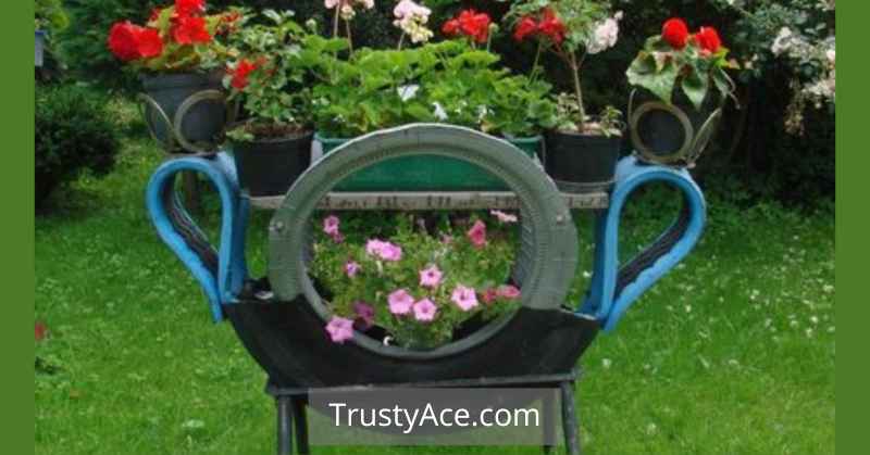 Tire Planter Ideas For Planters From Recycled Tires