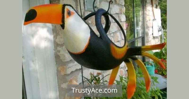 Bird Tire Planters Ideas