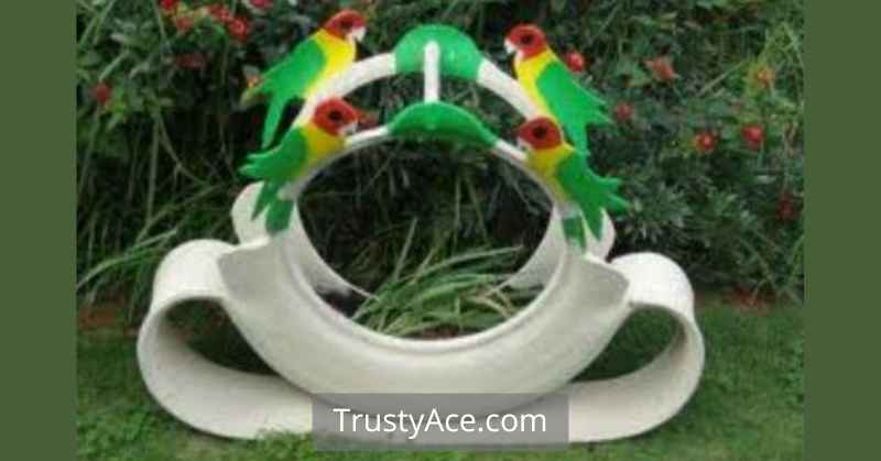 Bird Tire Planters Ideas From Recycled Tires