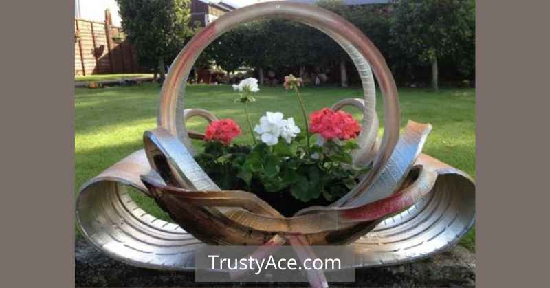 Recycled Tire Planters Ideas