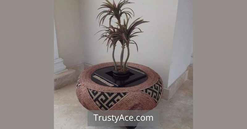 Standing Tire Planters Ideas