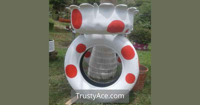 Tire Planter Ideas For Tire Planters That Can Stand