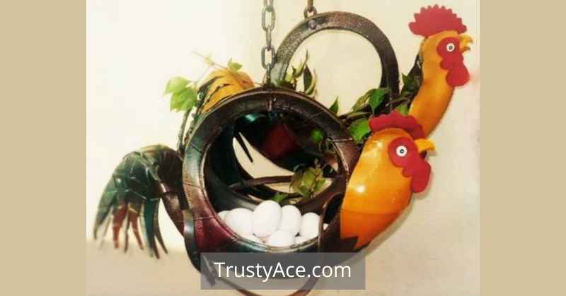 Tire Planter Ideas For Tire Chicken Planters