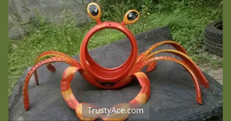 Tire Planter Ideas For Crab Tire Planters