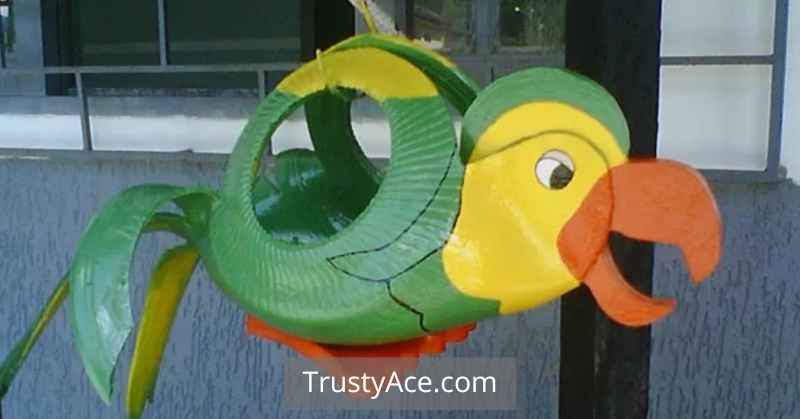 Tire Planter Ideas For Parrot Shaped Tire Planters