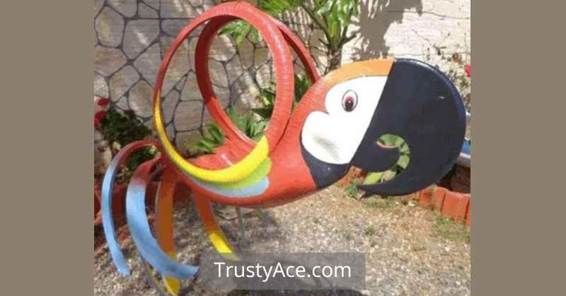 Tire Planter Ideas For Parrot Like Tire Planters