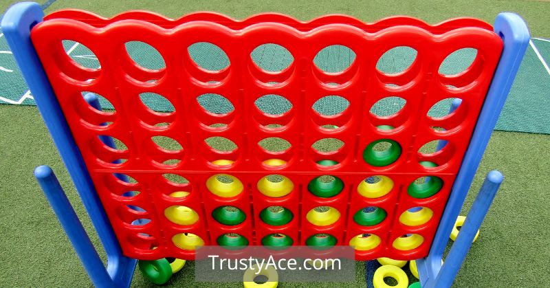 Giant Connect Four - BBQ Party Games Ideas For Adults