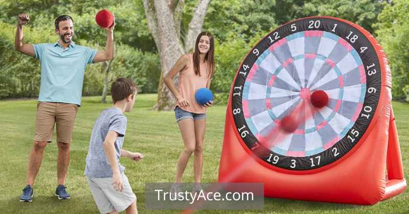 Giant Inflatable Dart Soccer - Best Outdoor BBQ Games Ideas For Adults