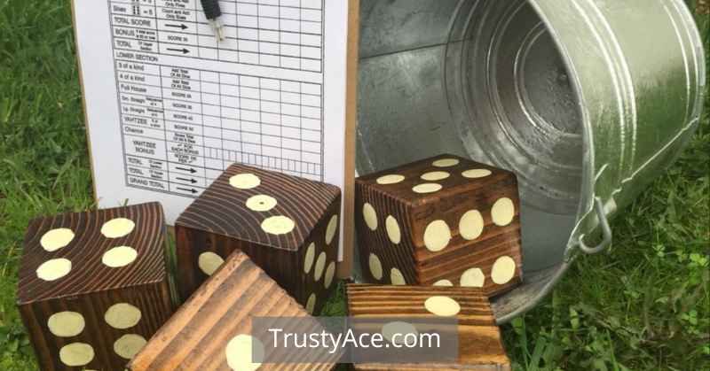 Giant Yahtzee - Hot Summer Outdoor BBQ Party Games Ideas For Adults