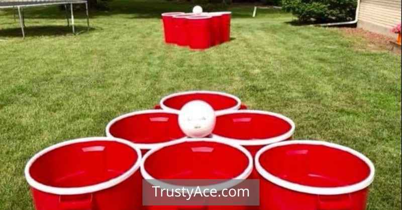 Giant Yard Pong - BBQ Party Games For Adults