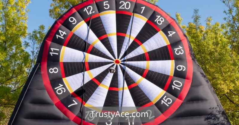 Giant Inflatable Dart Board - Backyard BBQ Games Ideas