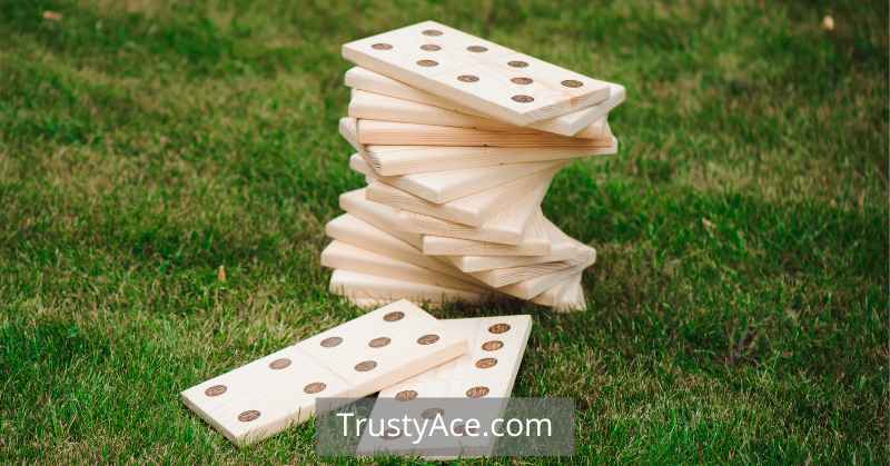 Outdoor Dominoes - Outdoor Party Games For Adults BBQ