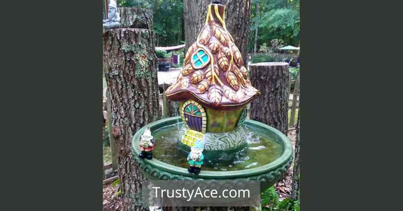 Figurine Bird Bath Ideas