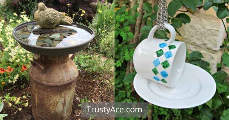 Vintage Bird Bath Ideas