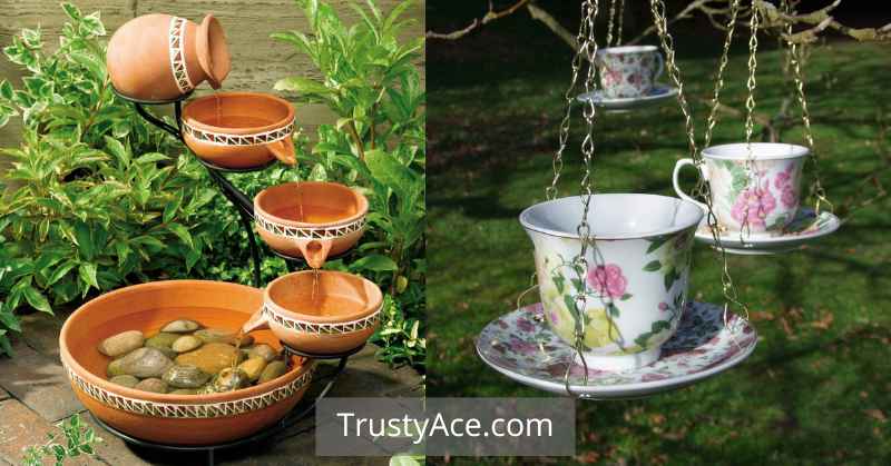 Clay Pot Bird Bath Ideas