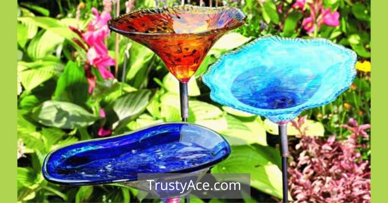 Unique Glass Bird Bath Ideas