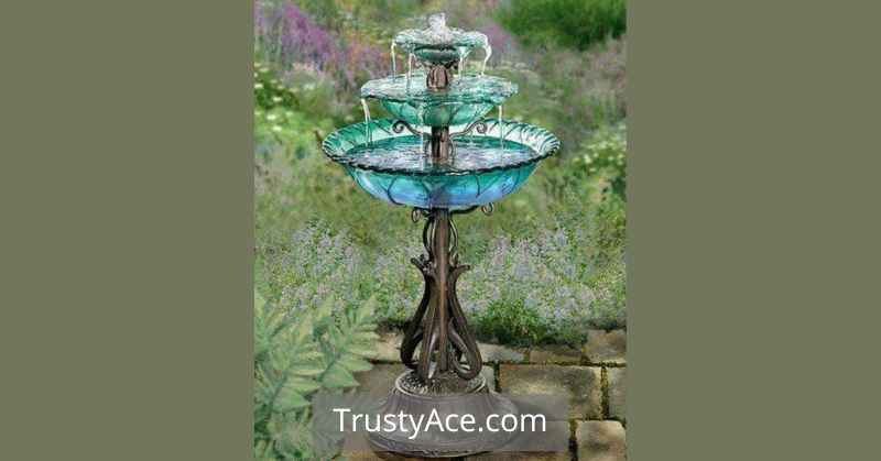 Unique Bird Bath Ideas Glass