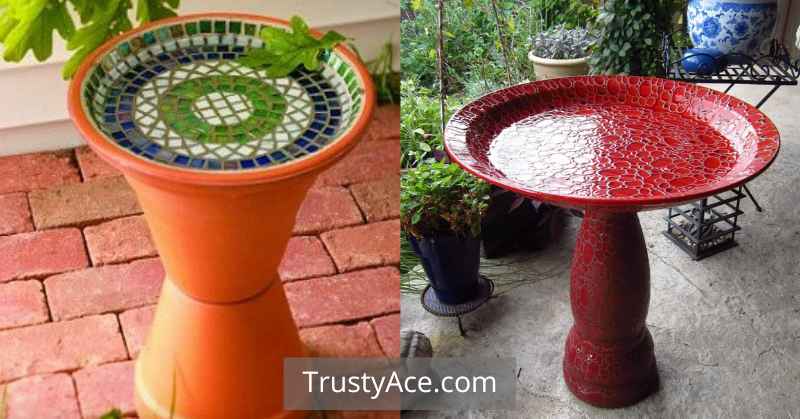 Terracotta Pot Bird Bath Ideas