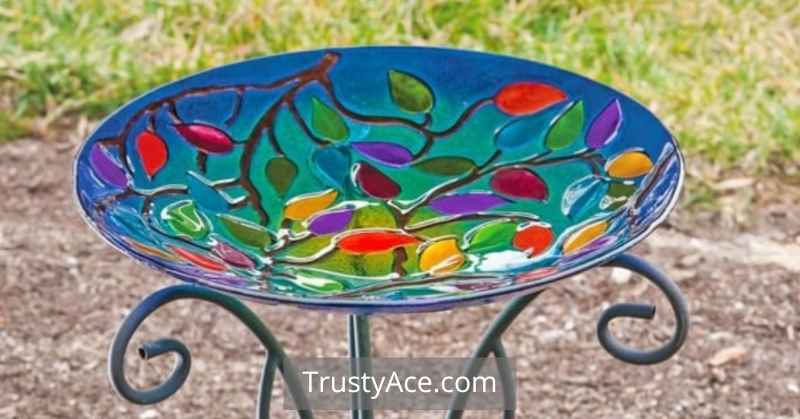 Bird Bath Ideas Stained Glass