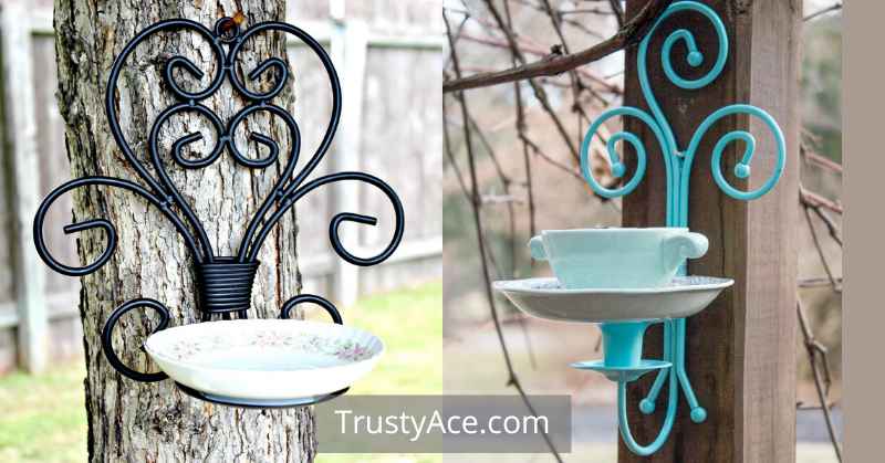 Tree Mounted Bird Bath Ideas