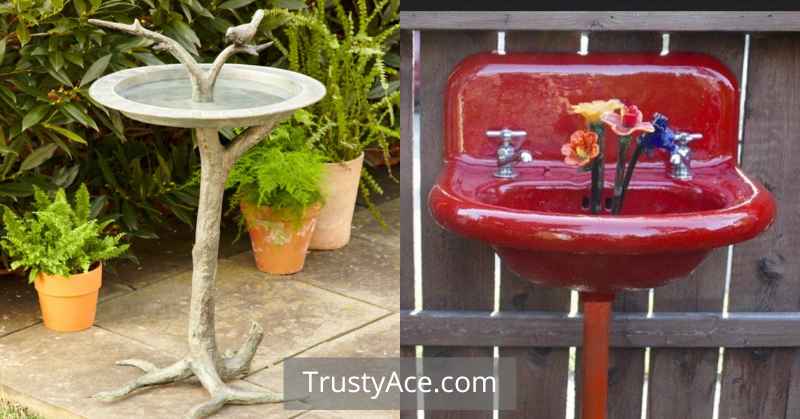 Unique Bird Bath Ideas