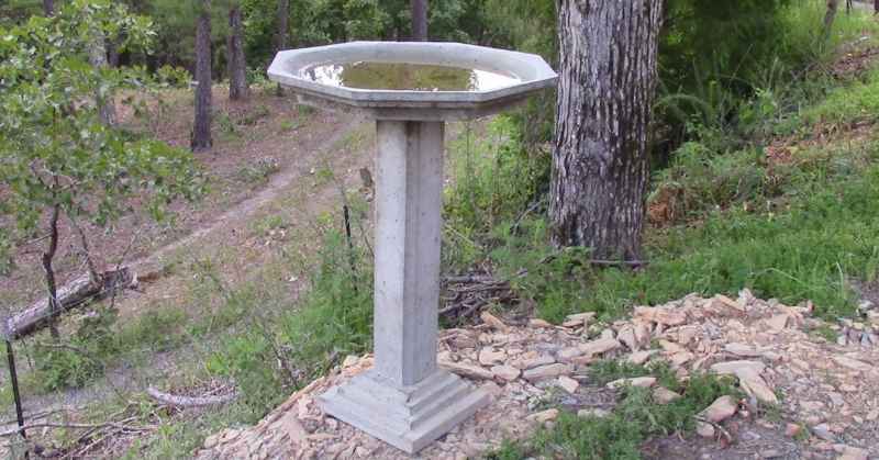 Bird Bath Ideas Cement