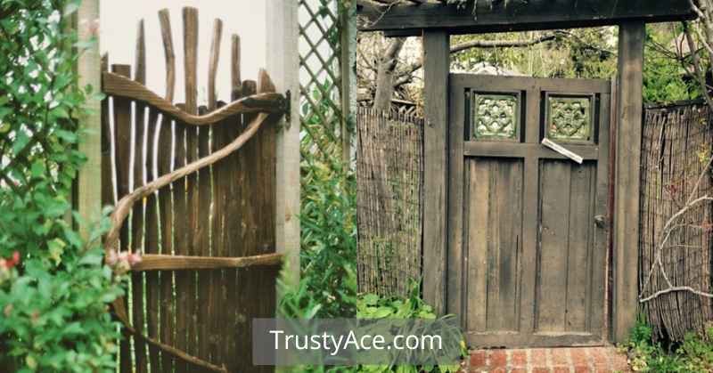 Wooden Fence Gate Ideas That Are Decorative