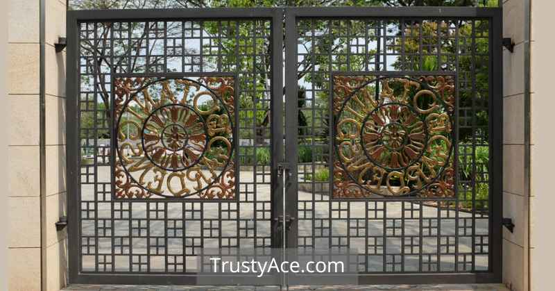 Wood Fence Gate Ideas With Double Door