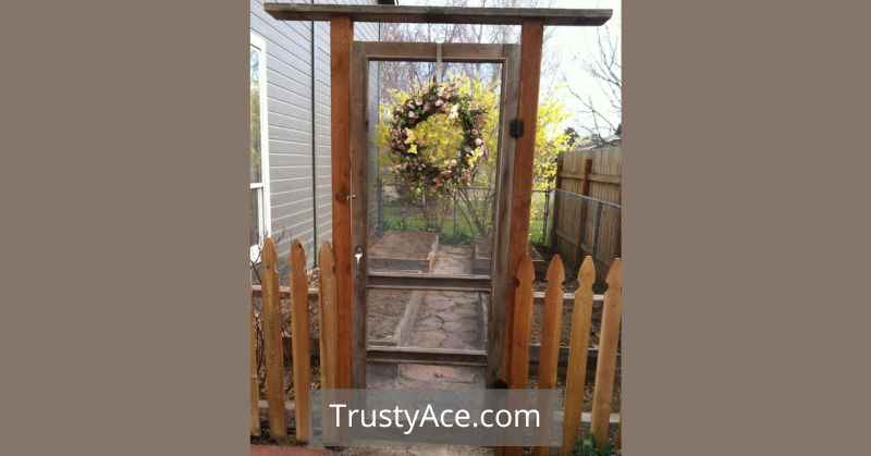 Fence Gate Ideas With Door And Arbor