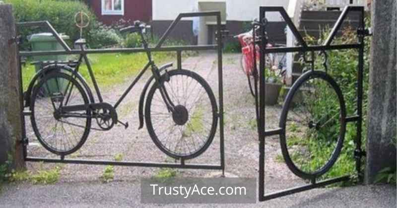 Bicycles Fence Gate Ideas