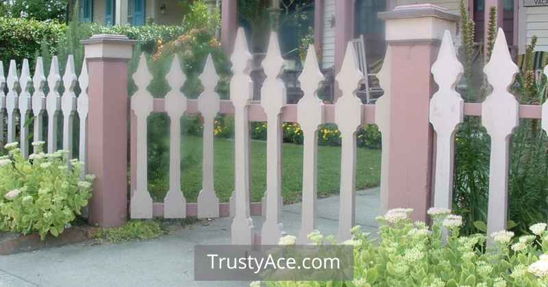 Picket Fence Gate Ideas White