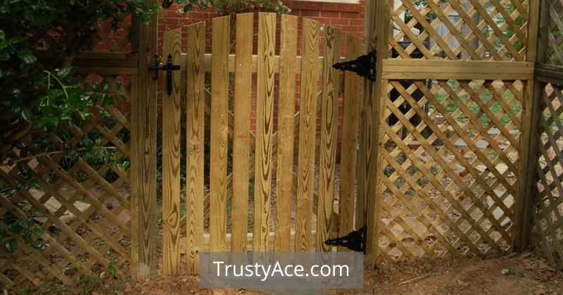 Cedar Wood Fence Gate Ideas Simple